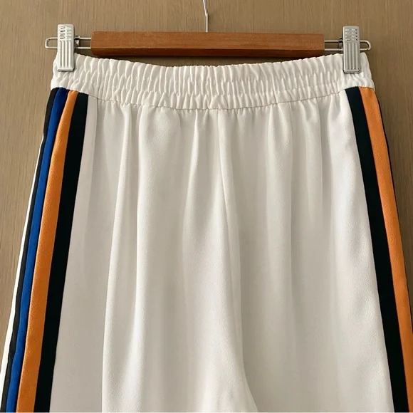 Zara side stripes wide leg trouser pant - Picture 6 of 13